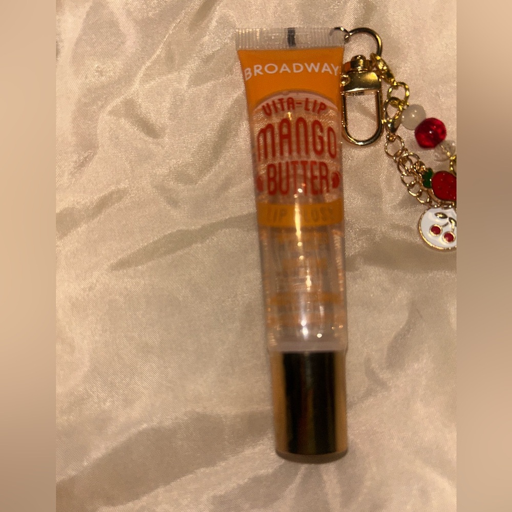 Hand Crafted Mango Butter Lip Gloss with Cherry Charm - Picture 3 of 3